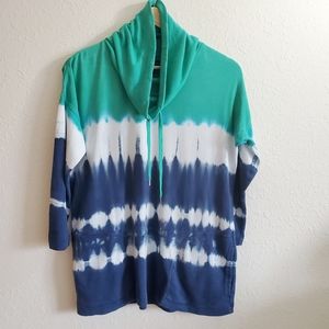 American Living Tie Dye 3/4 Sleeve Size Medium